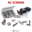 Representative image of an RCScrewZ stainless steel screw kit for Team XRAY M18-T Pro 1/18 4WD Micro Truck (#380501); exact kit contents vary by RC model.