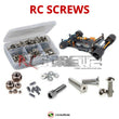 Representative image of an RCScrewZ stainless steel screw kit for Team XRAY X12 2018 US/Euro 370007/08; exact kit contents vary by RC model.