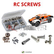 Representative image of an RCScrewZ stainless steel screw kit for XRAY SCX 2021 1/10 Electric 2WD Short Course Truck(#320300); exact kit contents vary by RC model.