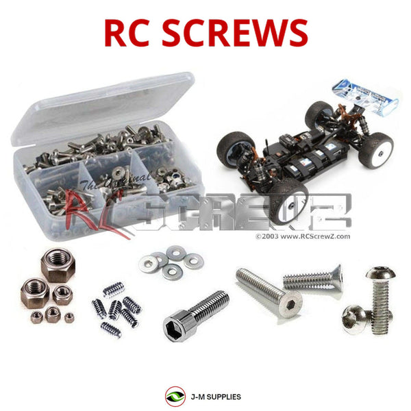 Representative image of an RCScrewZ stainless steel screw kit for Agama Racing A215e A215e 1/8 Electric 4WD E-Buggy; exact kit contents vary by RC model.
