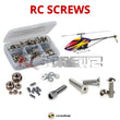 Representative image of an RCScrewZ stainless steel screw kit for Align T-REX 800E DFC Trekker (RH80E01XT); exact kit contents vary by RC model.