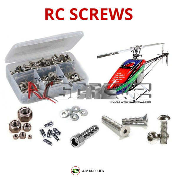 J-M SUPPLIES - RCScrewZ Stainless Steel Screw Kit alg034 for Align 700N DFC Helicopter RC | PRO -