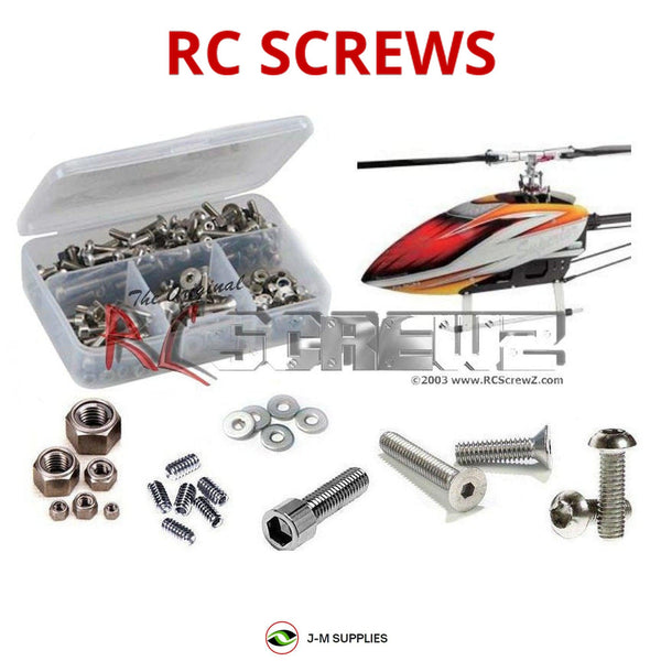 J-M SUPPLIES - RCScrewZ Stainless Steel Screw Kit alg035 for Align 800e F3C RC Car | PRO -