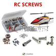 Representative image of an RCScrewZ stainless steel screw kit for Align T-REX 800 F3C (RH80E05XT); exact kit contents vary by RC model.