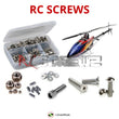 Representative image of an RCScrewZ stainless steel screw kit for Align T-REX 470LM (RH47E06XT); exact kit contents vary by RC model.