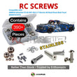 J-M SUPPLIES RC Parts Store - RCScrewZ Stainless Steel Screw Kit ara070 for ARRMA Infraction V2 6S BLX AVC 1/7 Electric 4WD Brushless All-Road Street Bash Truck (ARA7615V2, ARA7615V2T1, ARA7615V2T2) | UPG