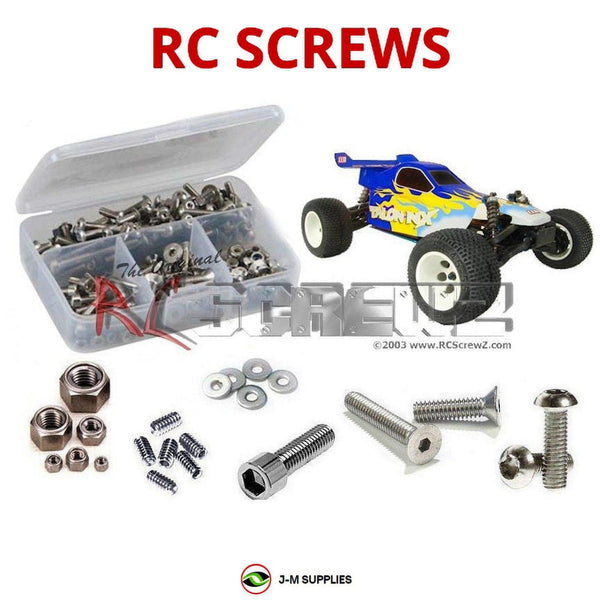 Representative image of an RCScrewZ stainless steel screw kit for CEN Racing Talon NX; exact kit contents vary by RC model.