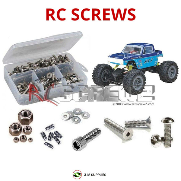 J-M SUPPLIES RC Parts Store - RCScrewZ Stainless Steel Screw Kit dur027 for Duratrax Cliff Climber RC Car | SET