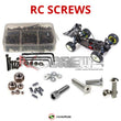 Representative image of an RCScrewZ stainless steel screw kit for Team Durango DEX410 / V3; exact kit contents vary by RC model.
