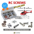 J-M SUPPLIES - RCScrewZ Stainless Steel Screw Kit efl003 for E-Flite Blade CX2 RC Helicopter | PRO -