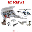 J-M SUPPLIES - RCScrewZ Stainless Steel Screw Kit efl013 for E-Flite Blade 600x Helicopter BLH5625 RC | SET -