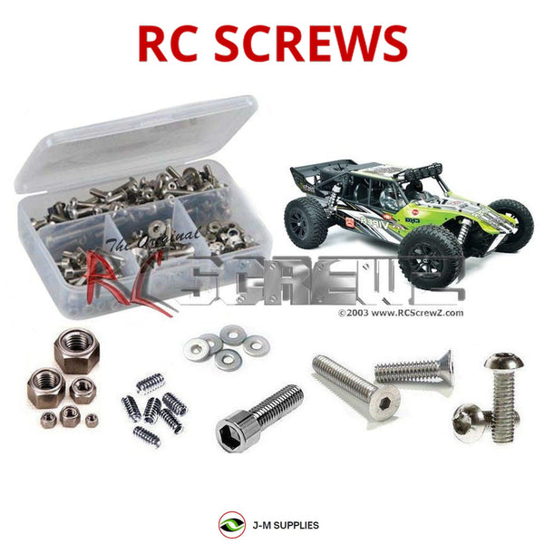 Representative image of an RCScrewZ stainless steel screw kit for FTX Viper Sandrail 1/8th; exact kit contents vary by RC model.