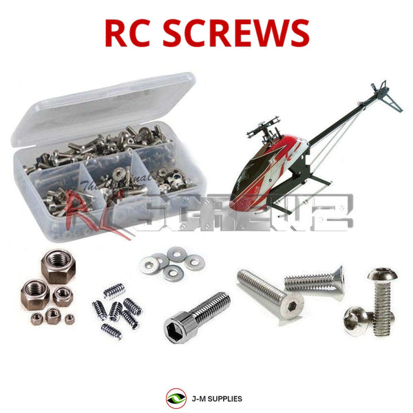 Representative image of an RCScrewZ stainless steel screw kit for Gaui X4 II Helicopter; exact kit contents vary by RC model.