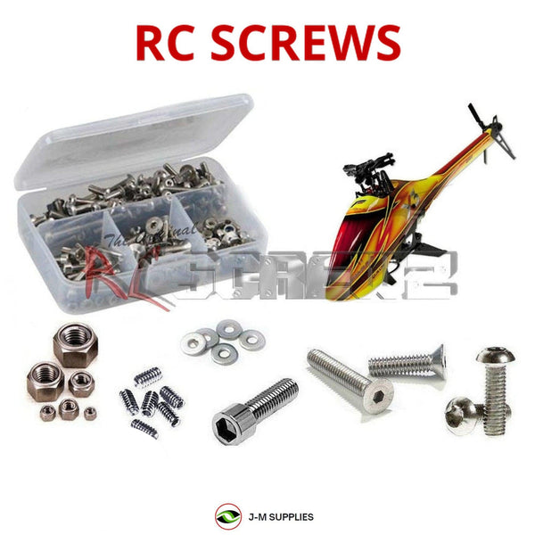 Representative image of an RCScrewZ stainless steel screw kit for Gaui X3-L Helicopter; exact kit contents vary by RC model.