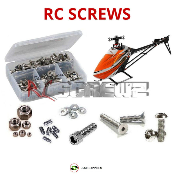 Representative image of an RCScrewZ stainless steel screw kit for Gaui X5 V2 Helicopter; exact kit contents vary by RC model.
