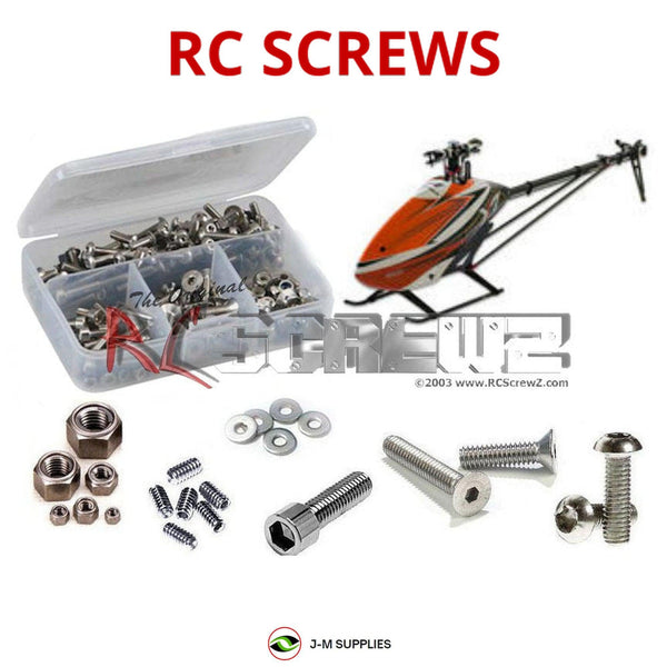 Representative image of an RCScrewZ stainless steel screw kit for Gaui X7-FZ Helicopter; exact kit contents vary by RC model.