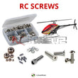 Representative image of an RCScrewZ stainless steel screw kit for Gaui NEX6 Helicopter; exact kit contents vary by RC model.