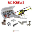 Representative image of an RCScrewZ stainless steel screw kit for Goblin 420/Sport; exact kit contents vary by RC model.