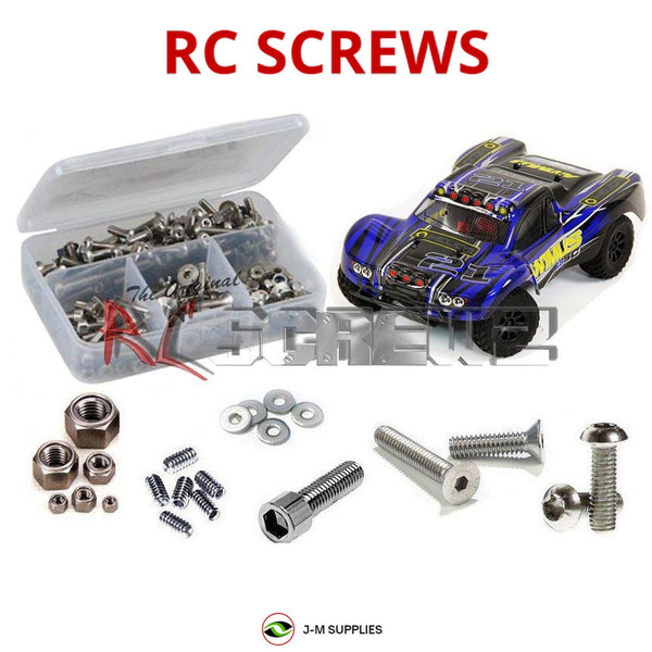 Representative image of an RCScrewZ stainless steel screw kit for Helion RC Animus 18SC; exact kit contents vary by RC model.