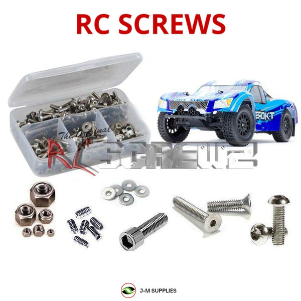 Representative image of an RCScrewZ stainless steel screw kit for Helion RC Verdikt 12SC; exact kit contents vary by RC model.