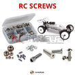 Representative image of an RCScrewZ stainless steel screw kit for HotBodies D817 Nitro 1/8th; exact kit contents vary by RC model.