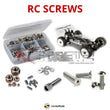 Representative image of an RCScrewZ stainless steel screw kit for HotBodies D817e 1/8th; exact kit contents vary by RC model.