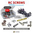 Representative image of an RCScrewZ stainless steel screw kit for HPI Racing RS4 Pro 1/10 Electric 4WD Touring Car (170); exact kit contents vary by RC model.