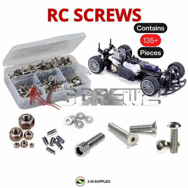 J-M SUPPLIES RC Parts Store - RCScrewZ Stainless Steel Screw Kit hpi017 for HPI RS4 2 Nitro Touring Car (#12445-1) | SET