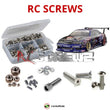 Representative image of an RCScrewZ stainless steel screw kit for HPI Racing E-10 1/10 Electric 4WD Touring / Drift Car; exact kit contents vary by RC model.