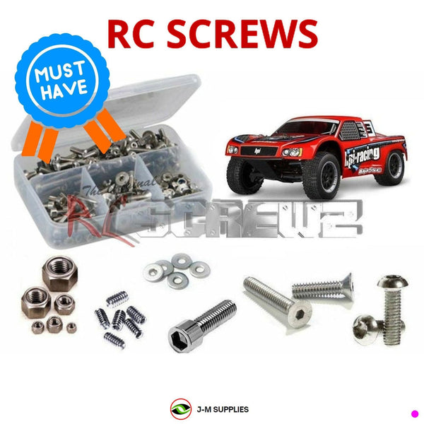 Representative image of an RCScrewZ stainless steel screw kit for HPI Baja 5SC 1/5 Gas 2WD Short Course Truck (105231, HPI105231); exact kit contents vary by RC model.