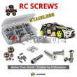 Representative image of an RCScrewZ stainless steel screw kit for HPI Ken Block WR8 Flux 1/8 Electric 4WD Rally Car (109313); exact kit contents vary by RC model.