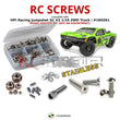 Representative image of an RCScrewZ stainless steel screw kit for HPI Jumpshot SC V2 1/10 Electric 2WD Short Course Truck (160261); exact kit contents vary by RC model.