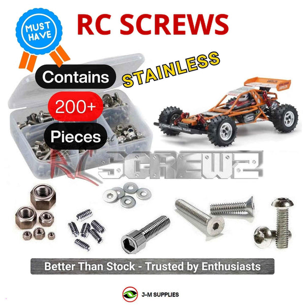 J-M SUPPLIES RC Parts Store - RCScrewZ Stainless Steel Screw Kit kyo012 for Kyosho Javelin Vintage Series 1/10 Electric 4WD Off-Road Buggy (30618B) | UPG