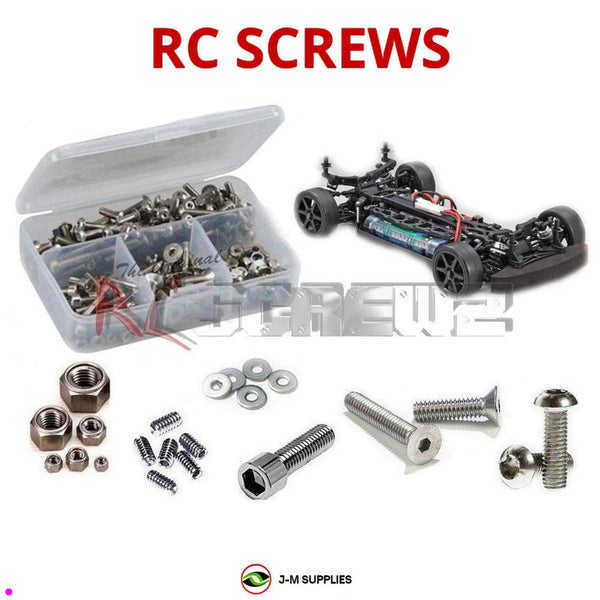 Representative image of an RCScrewZ stainless steel screw kit for Kyosho TF-5S 1/10 Electric 4WD Touring Car (30813); exact kit contents vary by RC model.