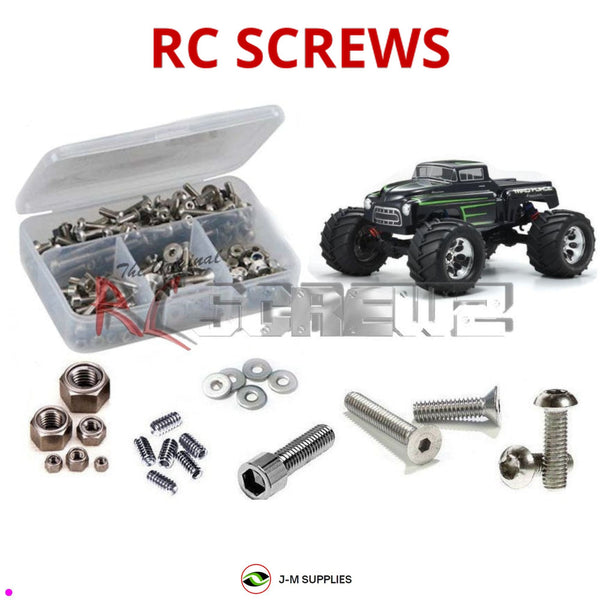 Representative image of an RCScrewZ stainless steel screw kit for Kyosho Mad Force Kruiser 2.0 GP 1/8 Nitro 4WD Truck (31229); exact kit contents vary by RC model.