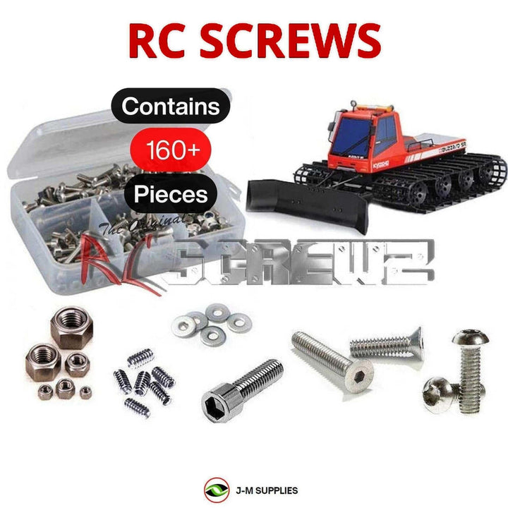 Representative image of an RCScrewZ stainless steel screw kit for Kyosho Blizzard SR 1/12 Electric Tracked Vehicle (30987); exact kit contents vary by RC model.