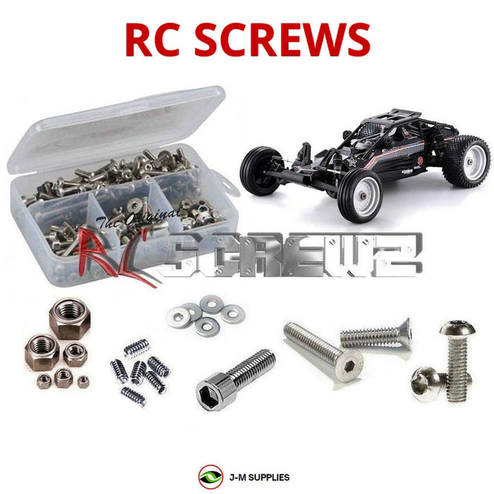 Representative image of an RCScrewZ stainless steel screw kit for Kyosho Scorpion XXL Compatible Kit 1/7 EP/GP 2WD Buggy (30972); exact kit contents vary by RC model.