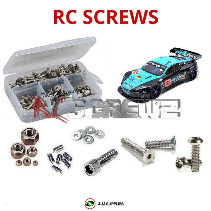 Representative image of an RCScrewZ stainless steel screw kit for Kyosho Inferno GT2 VE 1/8 Electric 4WD GT Car (34109); exact kit contents vary by RC model.