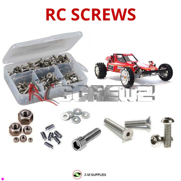 Representative image of an RCScrewZ stainless steel screw kit for Kyosho Tomahawk Original 1/10 Electric 2WD Buggy (3065); exact kit contents vary by RC model.