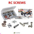 Representative image of an RCScrewZ stainless steel screw kit for Kyosho Outlaw Ultima ST 1/10 Electric 2WD Truck (3166); exact kit contents vary by RC model.