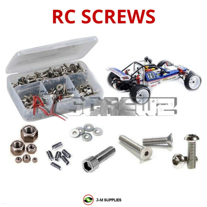 Representative image of an RCScrewZ stainless steel screw kit for Kyosho Turbo Scorpion 1/10 Electric 2WD Buggy (30616B); exact kit contents vary by RC model.