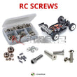 Representative image of an RCScrewZ stainless steel screw kit for Kyosho Inferno MP9e Evo V2 1/8 Electric 4WD Buggy (34111); exact kit contents vary by RC model.