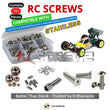 J-M SUPPLIES RC Parts Store - RCScrewZ Stainless Steel Screw Kit los014 for Team Losi XX-4 and XX-4 Worlds Edition 1/10 Electric 4WD Off-Road Buggy (LOSA0010, LOSA0011) | PRO