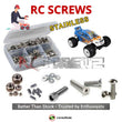 J-M SUPPLIES RC Parts Store - RCScrewZ Stainless Steel Screw Kit los033 for Losi Mini LST2 1/18 Electric 4WD Mini Monster Truck RTR (LOSB0217) | PRO