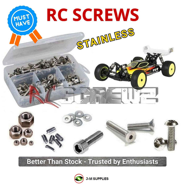 J-M SUPPLIES RC Parts Store - RCScrewZ Stainless Steel Screw Kit los072 for Team Losi Racing 22-4 Race Kit 1/10 Electric 4WD Buggy (TLR03005) | SET