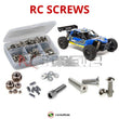 Representative image of an RCScrewZ stainless steel screw kit for Losi Mini 8IGHT-DB 1/14 Electric 4WD Desert Buggy (LOS01009T2); exact kit contents vary by RC model.