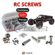 Representative image of an RCScrewZ stainless steel screw kit for Losi Lasernut U4 2.2 1/10 Electric 4WD Rock Racer (LOS03028); exact kit contents vary by RC model.