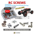Representative image of an RCScrewZ stainless steel screw kit for Losi Super Rock Rey V2 1/6 Electric 4WD Rock Racer (LOS05016V2); exact kit contents vary by RC model.