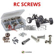 Representative image of an RCScrewZ stainless steel screw kit for Mugen Seiki MBX-6T ECO; exact kit contents vary by RC model.