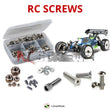 Representative image of an RCScrewZ stainless steel screw kit for Mugen Seiki MBX-7R ECO #E2016; exact kit contents vary by RC model.